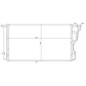 Kondensor, klimatanläggning, hyundai i40 i, i40 cw i, 976063Z200, 976063Z201