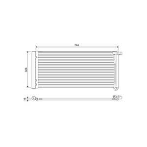 Kondensor, klimatanläggning, porsche panamera, 970 573 111 00, 970 573 111 01, 97057311100, 97057311101