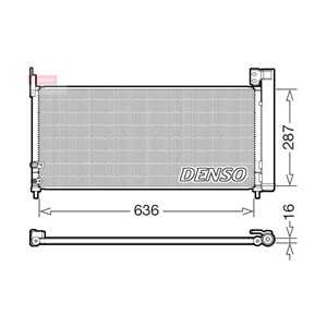 Kondensor, klimatanläggning, toyota auris, auris kombi, 8845002430