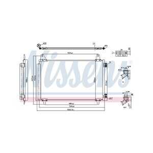 Kondensor, klimatanläggning, citroën,ds,opel,peugeot, 9825371480