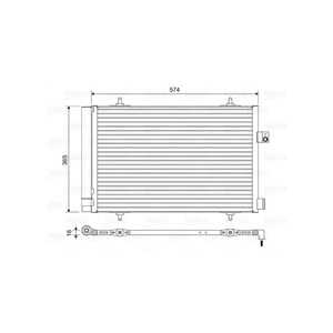 Kondensor, klimatanläggning, citroën c5 iii, c5 break iii, peugeot 508 i, 508 sw i, 6455JB, 6455-JB, 9678872080, 9683011280, 96