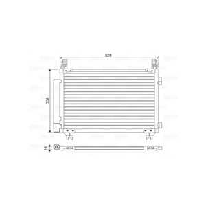 Kondensor, klimatanläggning, toyota yaris, 884600D200, 88460-0D200