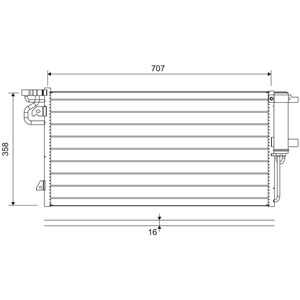 Kondensor, klimatanläggning, ford c-max ii, focus iii, focus sedan iii, focus turnier iii, grand c-max, kuga ii, kuga van ii, 1