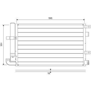 Kondensor, klimatanläggning, jaguar s-type ii, xf i, xf sportbrake, C2Z20464, C2Z31742, C2Z9461, XR847832