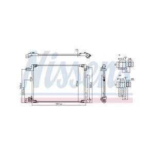 Kondensor, klimatanläggning, toyota yaris, yaris cross, 884A0K0010, 884A0K0030