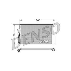 Kondensor, klimatanläggning, bmw 5 [e60], 5 touring [e61], 6 [e63], 6 cabriolet [e64], 7 [e65, e66, e67], 64508381362, 64509122