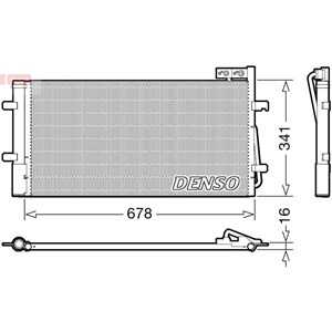 Kondensor, klimatanläggning, audi q3, 8U0260401B, 8U0260401C