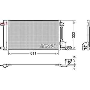 Kondensor, klimatanläggning, audi,seat,skoda,vw, 6C0816411B, 6C0816411C, 6C0816411D, 6R0820411A, 6R0820411AA, 6R0820411AB, 6R08