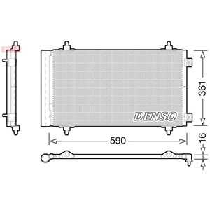 Kondensor, klimatanläggning, citroën,fiat,lancia,peugeot, 1400836980, 1440143080, 1499040080, 6455EN, 6455ES, 6455HS