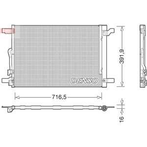 Kondensor, klimatanläggning, alfa romeo,audi,seat,skoda,vw, 5Q081611AP, 5Q081611AR, 5Q0816411AB, 5Q0816411AR, 5Q0816411BH, 5Q08