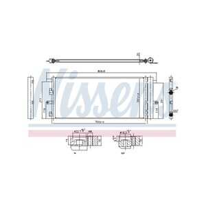 Kondensor, klimatanläggning, ford mondeo halvkombi v, mondeo sedan v, mondeo turnier v, 2210591, JS7H19710BA