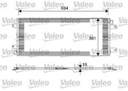 Kondensor, klimatanläggning, opel,renault,vauxhall, 4401424, 4415071, 7701057122, 9109424, 93179746