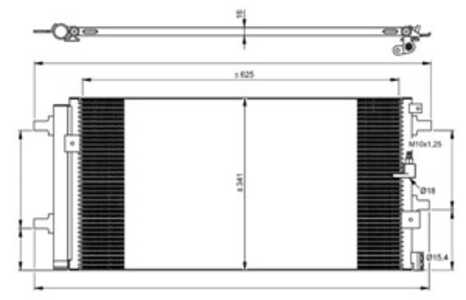 Kondensor, klimatanläggning, audi a4 b8 avant, a5, a5 cabriolet, 60663618, 8K0260401S, 8K0260403AG, 8K0260403S