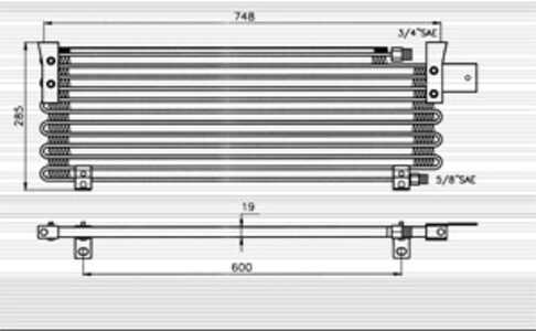 Kondensor, klimatanläggning, jeep cherokee, grand cherokee i, wrangler i, 55035999, 55036279, 55036961, 56002490, 56002491, 560