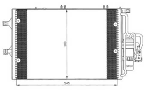 Kondensor, klimatanläggning, opel combo skåp/stor limousine, combo tour, corsa c, corsa c skåp/halvkombi, vauxhall combo tour m