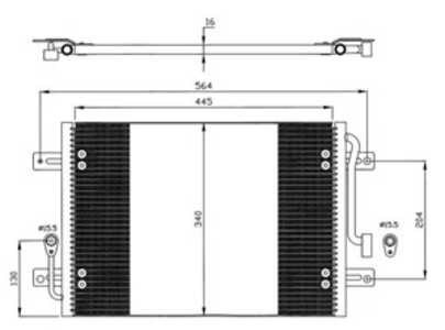 Kondensor, klimatanläggning, fiat palio, palio weekend, siena, strada pick-up, 46459888, 46472195, 46766594, 46766830, 46826681