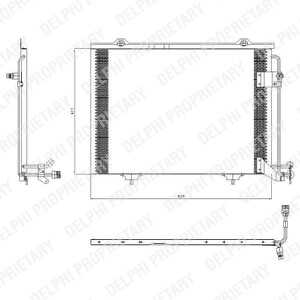 Kondensor, klimatanläggning, chrysler,mercedes-benz, 202 830 0970, A202 830 0970