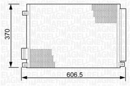 Kondensor, klimatanläggning, fiat 500, 500 c, panda, panda van, ford ka, lancia ypsilon, 1551184, 1780092, 51786211, 51930033, 