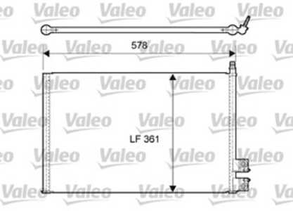 Kondensor, klimatanläggning, ford fiesta v, fusion, 1333713, 1384859, 1467421