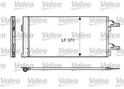 Kondensor, klimatanläggning, citroën,fiat,peugeot, 1344098080, 1361236080, 1371428080, 1391281080, 1399110080, 1610136780, 1623