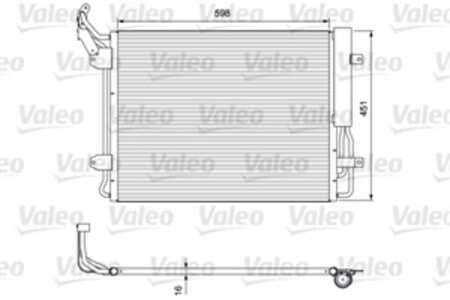 Kondensor, klimatanläggning, vw tiguan, 5N0820411C, 5N0820411D, 5N0820411E