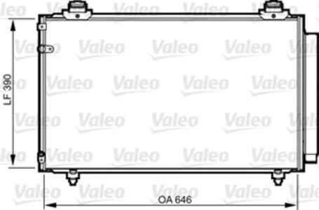 Kondensor, klimatanläggning, toyota corolla verso, 884500F110, 88450-0F110