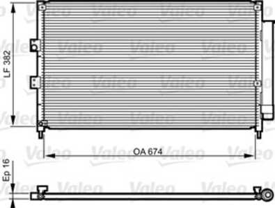 Kondensor, klimatanläggning, honda civic hatchback viii, civic sedan viii, 80110SNBA41, 80110-SNB-A41