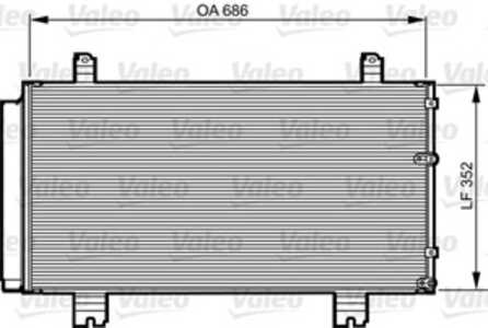 Kondensor, klimatanläggning, lexus is ii, is c, 8846053030, 88460-53030