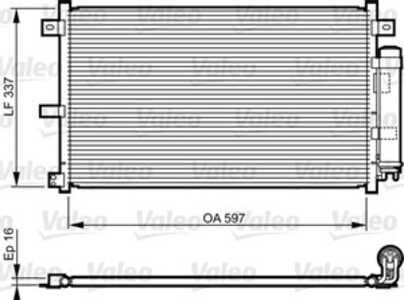 Kondensor, klimatanläggning, mazda mx-5 iii, NE5161480C, NE51-61-480C