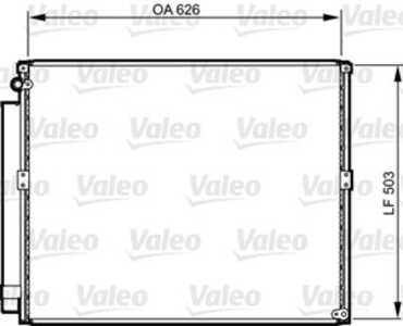 Kondensor, klimatanläggning, toyota land cruiser prado, 8846135160, 88461-35160