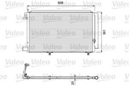 Kondensor, klimatanläggning, ford fiesta vi, fiesta van vi, 1513108, 1521951, 1526277, 1787028, 1787029