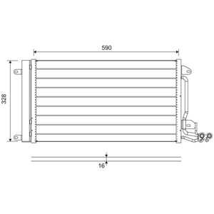 Kondensor, klimatanläggning, audi,seat,skoda,vw, 6C0816411A, 6C0816411B, 6C0816411C, 6R0820411, 6R0820411A, 6R0820411AA, 6R0820