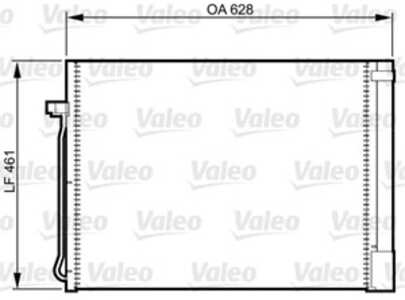 Kondensor, klimatanläggning, bmw x5 [e70, f15, f85], x6 [e71, e72, f16, f86], 64 50 9 239 992, 64 53 6 972 553, 64509239992, 64