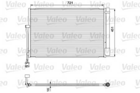 Kondensor, klimatanläggning, porsche cayenne, vw touareg, 7P0820411A, 7P0820411B, 958 573 111 00, 958 573 111 01, 958 573 111 0