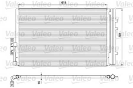 Kondensor, klimatanläggning, bmw x3 [e83, f25], x4 [f26], 64 53 9 216 143, 64539216143