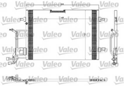 Kondensor, klimatanläggning, audi a4 b5, a4 b5 avant, vw passat b5, passat b5 variant, 8D0260401A, 8D0260401C, 8D0260401D, 8D02