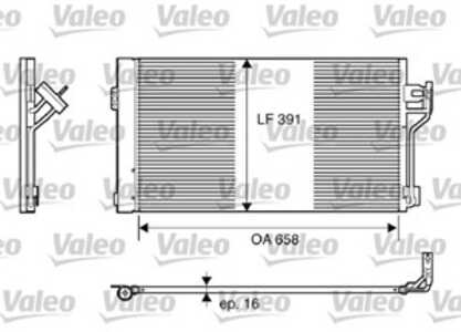 Kondensor, klimatanläggning, mercedes-benz viano [w639], vito / mixto skåp [w639], vito buss [w639], 6398350070, 6398350370, A6