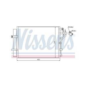 Kondensor, klimatanläggning, kia picanto ii, 976061Y000, 976061Y001