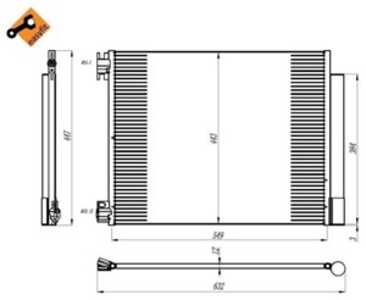 Kondensor, klimatanläggning, renault, 921001829R, 921002969R, 921004063R, 921008540R