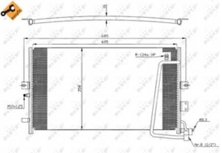 Kondensor, klimatanläggning, saab 9-5, 9-5 kombi, 0 4100 3138, 000858 6052, 004100 3138, 04100 3138, 1610009340, 16100-09340, 1