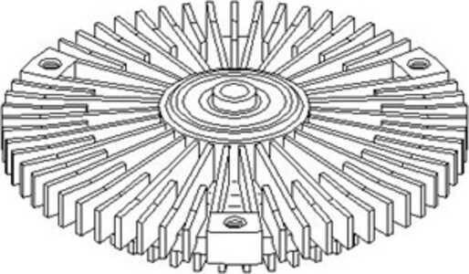 Koppling, kylarfläkt, vw lt 28-35 buss ii, lt 28-46 flak/chassi ii, lt 28-46 skåp ii, 062 121 350