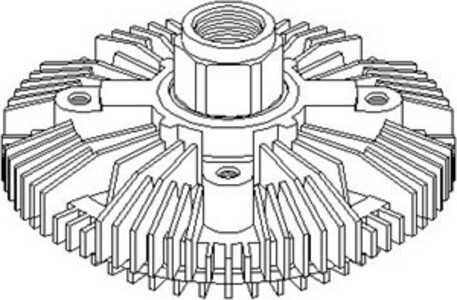 Koppling, kylarfläkt, ford transit buss, transit flak/chassi, transit skåp, 1 103 385, 1 105 276, 98VB8A616BB, 98VB8A616BC