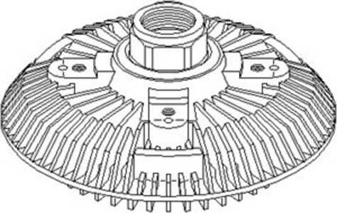 Koppling, kylarfläkt, ford, 6 132 729, 83BB8A616AB