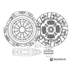 Kopplingssats, mitsubishi colt vi, colt czc cabriolet vi, smart forfour, 135 250 00 04 S1, 135 250 00 04, 135 250 01 03 S1, 135