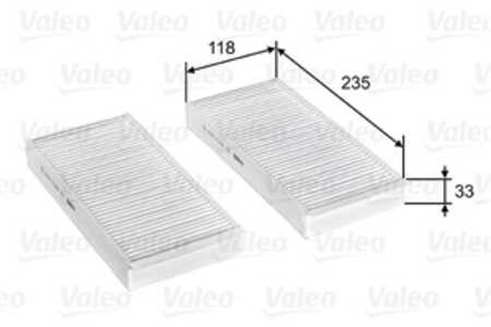 Kupefilter, bmw 2 active tourer [f45], 2 gran tourer [f46], i3 [i01], x1 [f48], mini mini, mini clubman, 64 11 6 823 724, 64 11