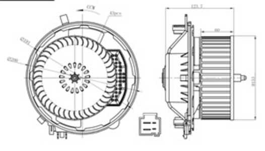 Kupéfläkt, Fram, audi,cupra,seat,skoda,vw, 3Q1819021A, 3Q1819021D, 5Q1819021A, 5Q1819021C, 5Q1819021G