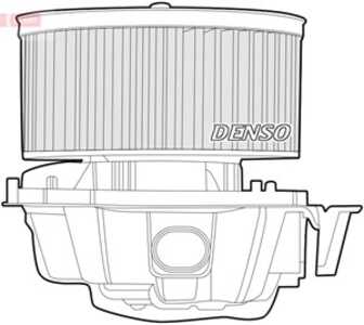 Kupéfläkt, renault modus / grand modus, 7701060015