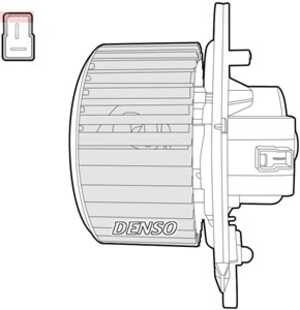 Kupéfläkt, iveco daily flak/chassi iii, daily flak/chassi iv, daily skåp iii, daily skåp iv, 42562718, 500326592, 504088153