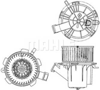 Kupéfläkt, smart fortwo cabrio, fortwo coupé, 451 830 01 08, 451 830 16 00, 451 835 00 07, A 451 830 01 08, A 451 830 16 00, A 