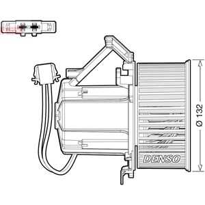 Kupéfläkt, audi a4 allroad b8, a4 b8, a4 b8 avant, a5, a5 cabriolet, a5 sportback, q5, 8K1820021A, 8K1820021B, 8K1820021C